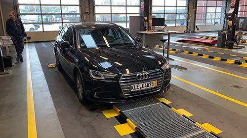 Audi bij de RDW